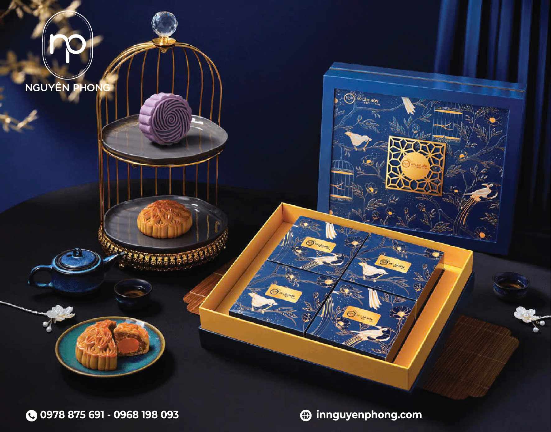 Mẫu thiết kế đẹp bánh trung thu 